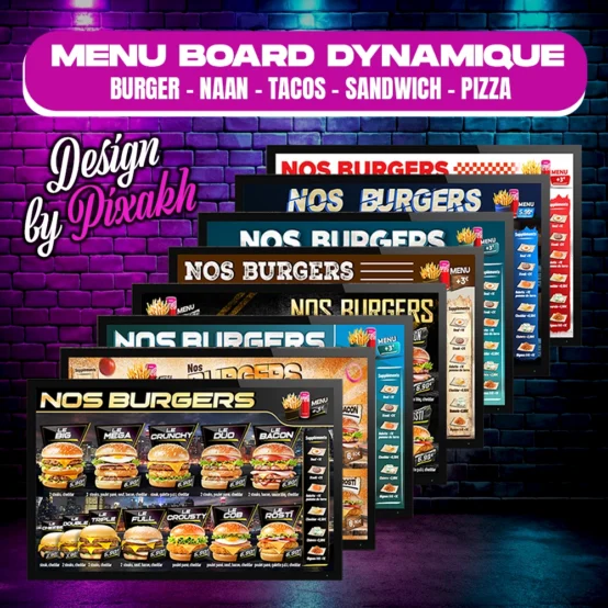 Menu Board Dynamique (vidéo)